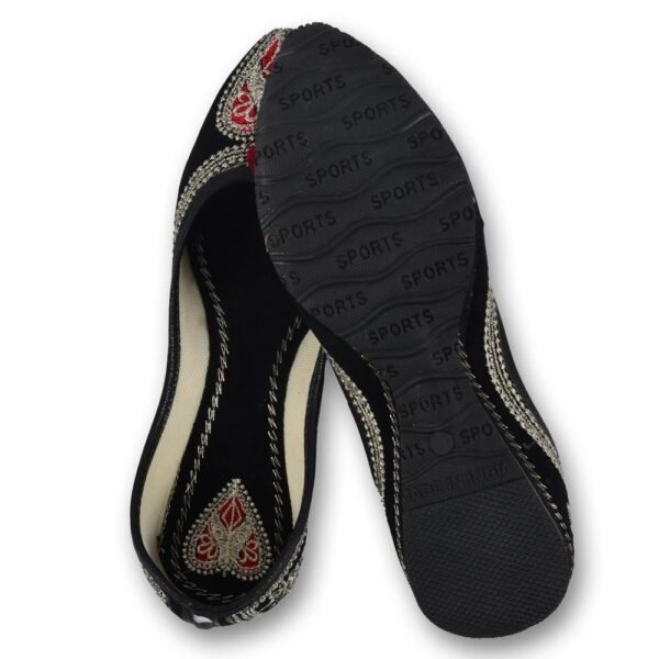 Ethnic Black Women Juttis - Image 4