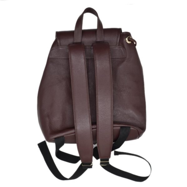 Leather Bagpack Brown Colour - Image 2