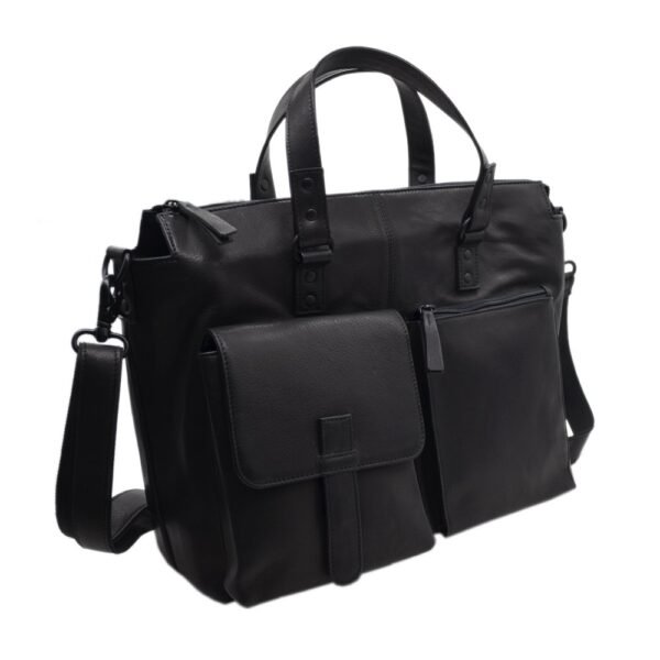 Leather Laptop Bag Black Colour