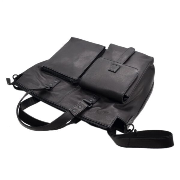 Leather Laptop Bag Black Colour - Image 7
