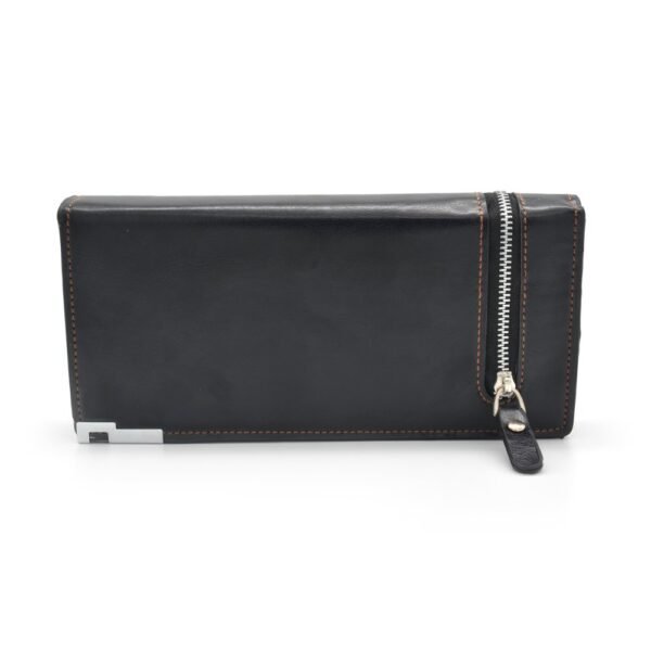 Leather Black Wallet - Image 3
