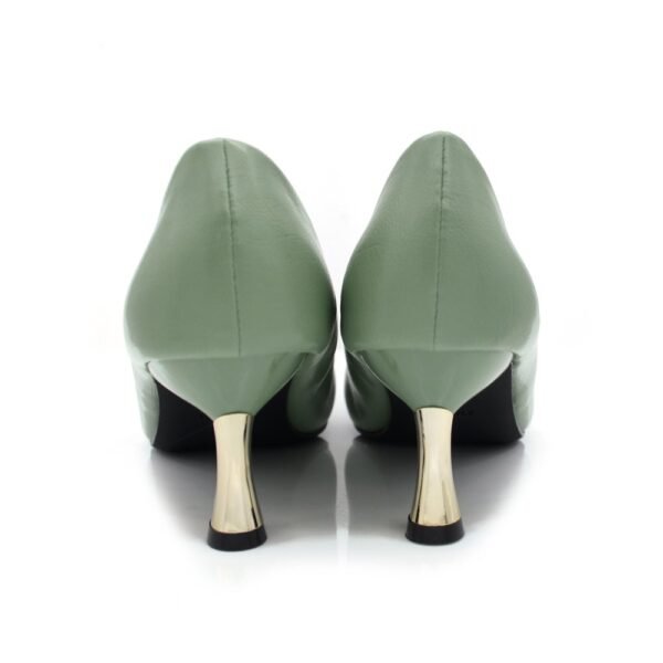 Women Green Heels Sandal - Image 8