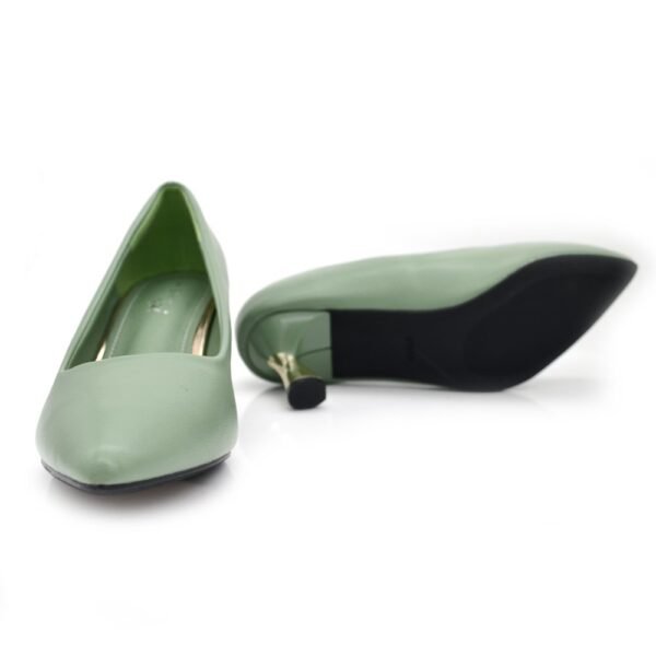 Women Green Heels Sandal - Image 10