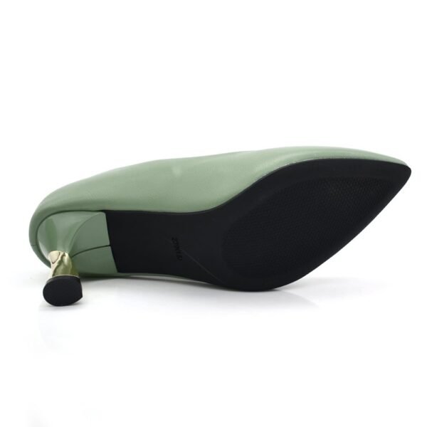 Women Green Heels Sandal - Image 11