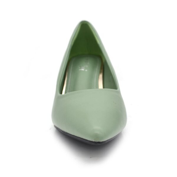 Women Green Heels Sandal - Image 5