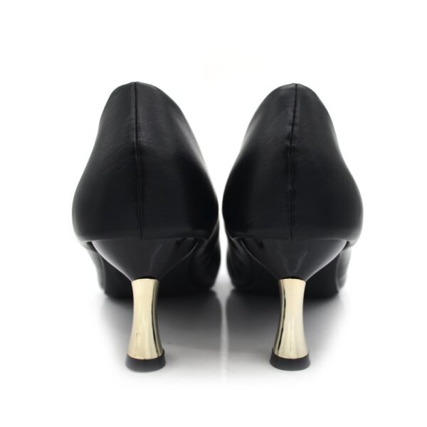 Women Black Heels Sandal - Image 2