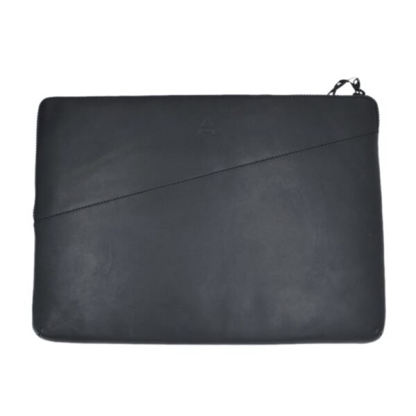 Leather Laptop Sleeve Black Colour - Image 3