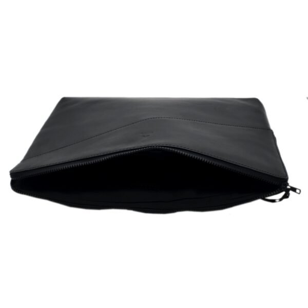Leather Laptop Sleeve Black Colour - Image 2