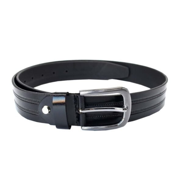 Leather Belt Black Colour - Image 2