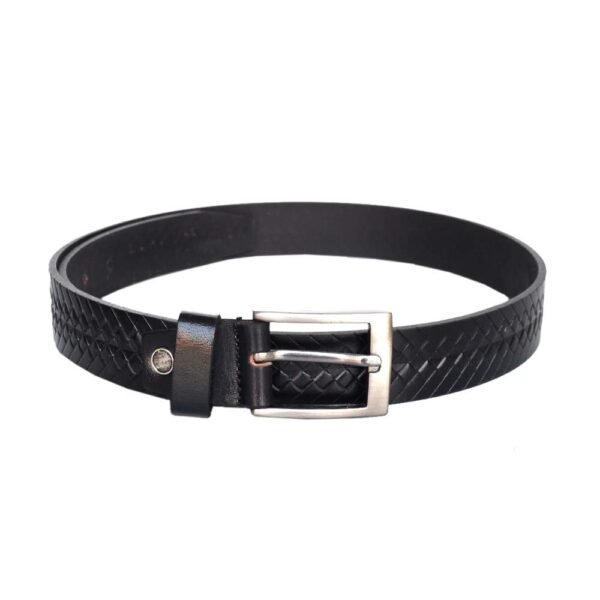 Leather Belt Black Colour - Image 2