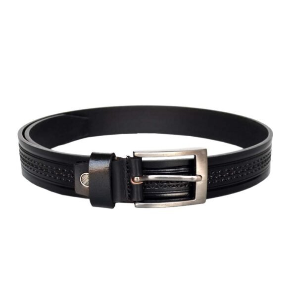 Leather Belt Black Colour - Image 3