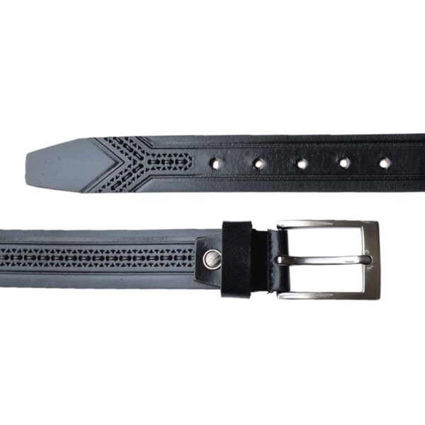 Leather Belt Black Colour - Image 2