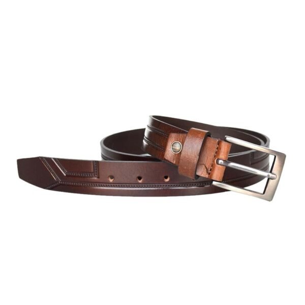 Leather Belt Brown Colour - Image 3