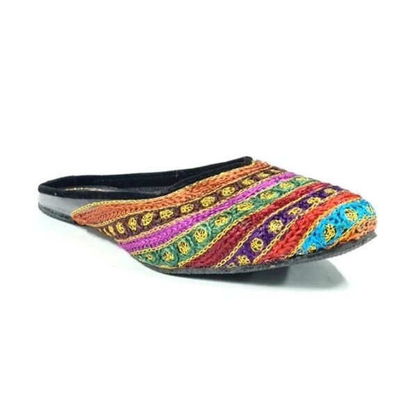 Colourful Ethnic Women Juttis - Image 3