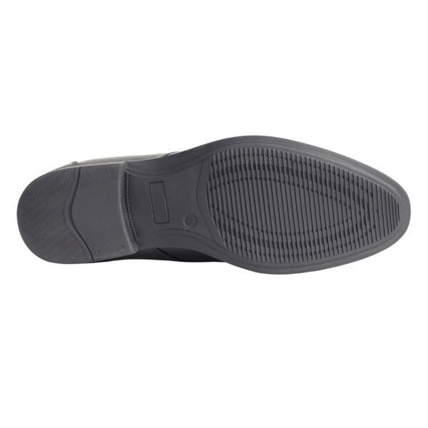 Black Casual Leather Monk Shoes - Image 5