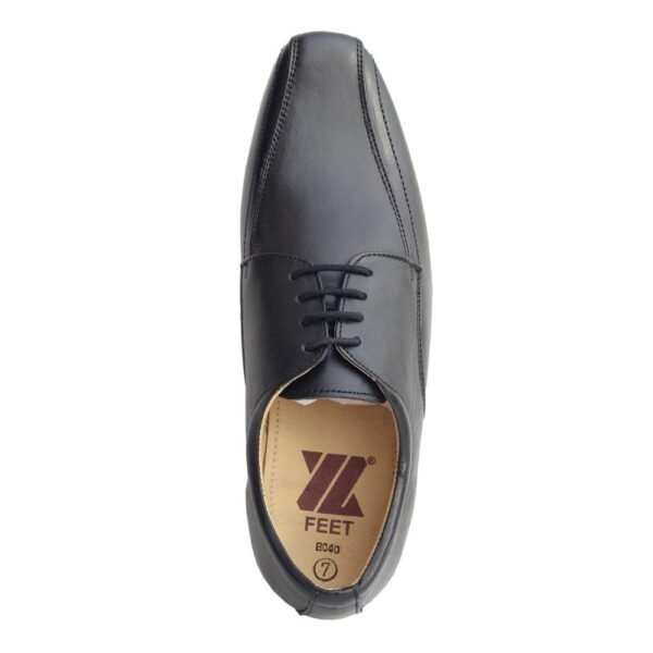 Black Pure Leather Moccasin Shoes - Image 6