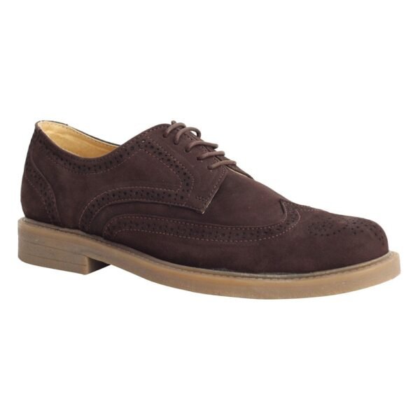 Brown Formal Genuine Leather Brogues Shoes