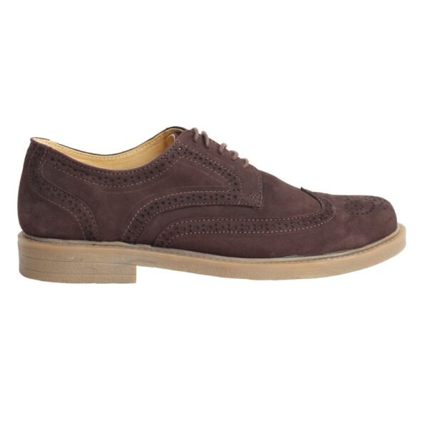 Brown Formal Genuine Leather Brogues Shoes - Image 2