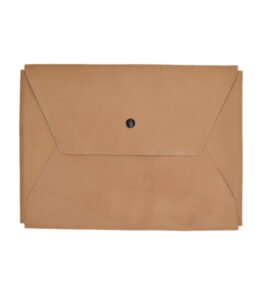 Leather Laptop Bag Wheat Colour