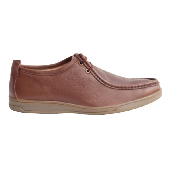 Black Leather Formal Derby Shoes - Image 3