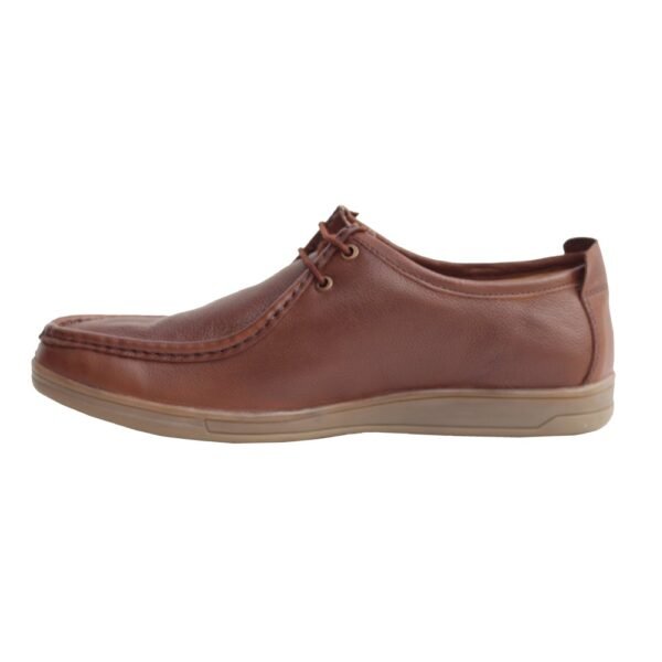 Black Leather Formal Derby Shoes - Image 4
