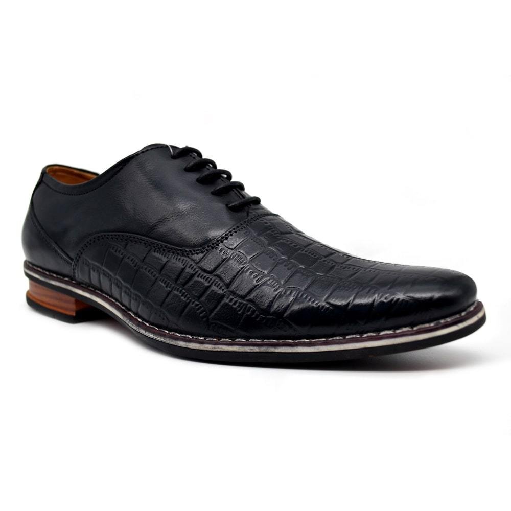 Men_Black_Croc-Textured_Handcrafted_Leather_Formal_Derbys