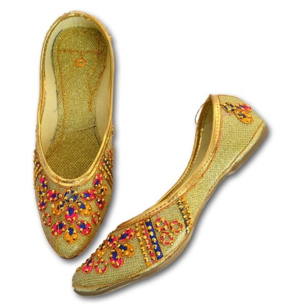 Multi-Color Embroidered Mojaris