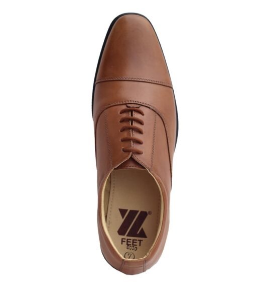 Tan_Synthetic_Leather_Oxford_Shoes-4