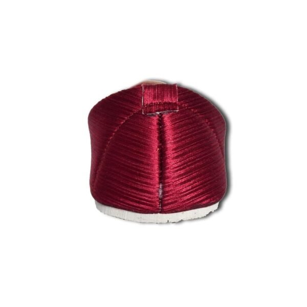 Women Maroon Gold-Toned Embroidered Mojaris - Image 4